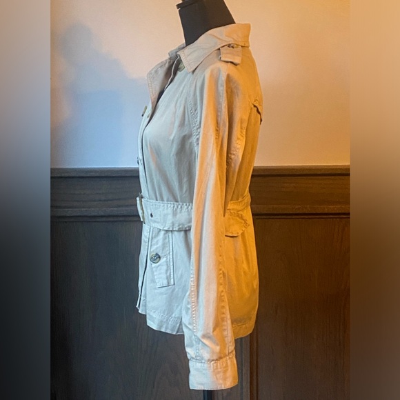 Sere Nade belted tan khaki cotton jacket size medium - Picture 7 of 8